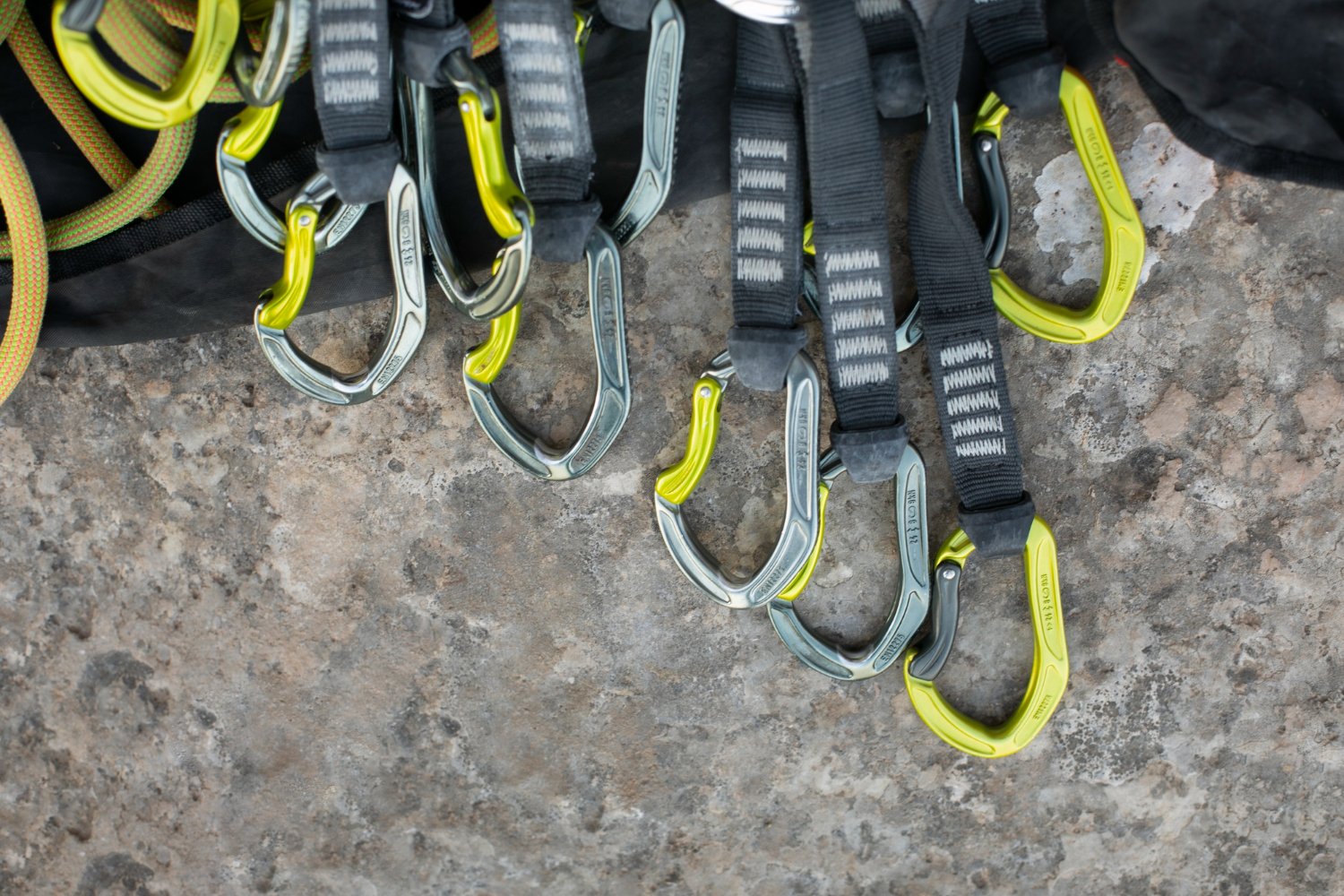 sport climbing quickdraws
